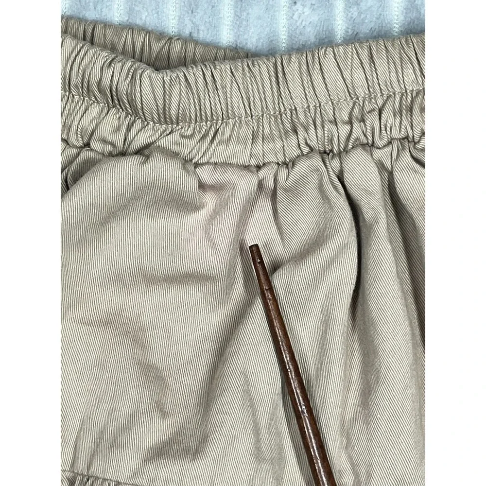 Vintage On The Verge Tiered Skirt Women's S Elastic Waist Beige Western‎ *Flaws